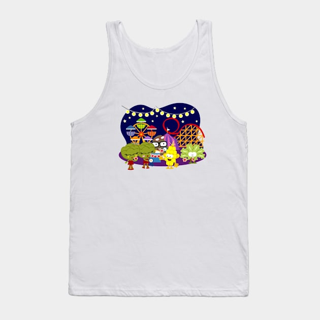 Veggie Ventures The Carnival Tank Top by soniapascual